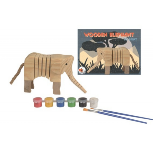 WOODEN ELEPHANT TO PAINT