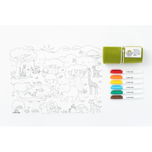 Going on Safari Reusable Scribble Mat