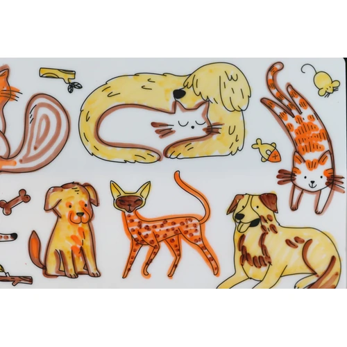 Mini - Cats & Dogs Reusable Scribble Mat