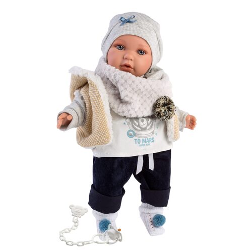 Doll - Enzo (42cm) Soft body - crying baby