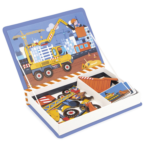 Construction Magnetic Book