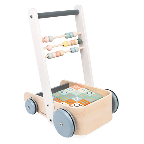 Janod - Cocoon Walker With Blocks (35 x 29 x 44cm)