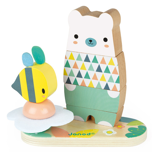 Janod - Pure Stackable Bear