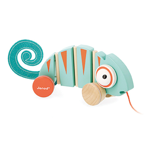 Tropik Pull Along Chameleon