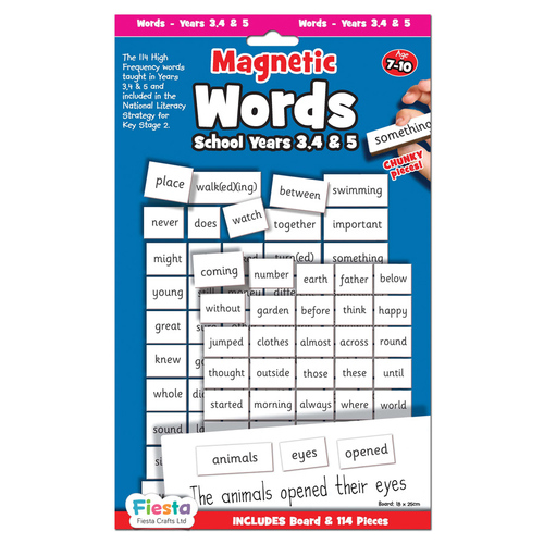Fiesta Crafts - Magnetic First Words Yrs 3&4 - AWARD