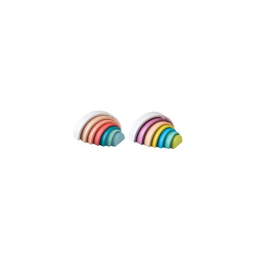 CALM & BREEZY WOODEN STACKING RAINBOW