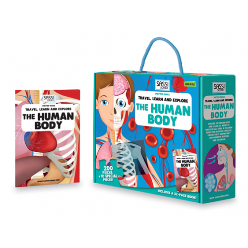  Puzzlebook Set - The Human Body (200 piece)