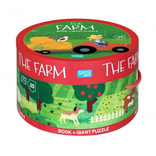 Book and Giant Puzzle - The Farm (30 piece)