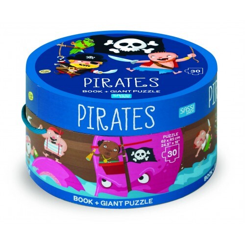 Book and Giant Puzzle - Pirates (30 piece)