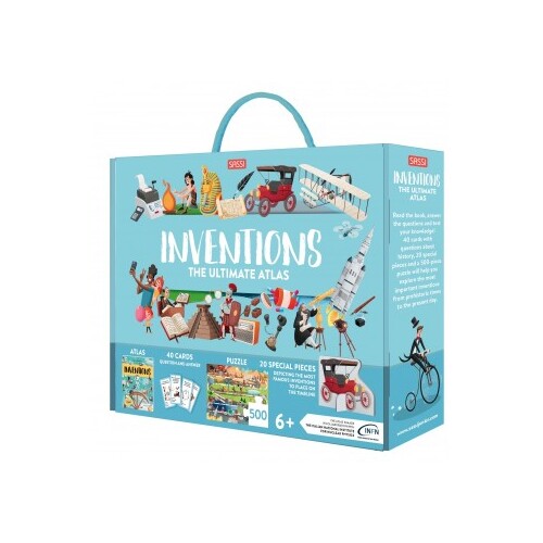 The Ultimate Atlas and Puzzle Set - Inventions (500 piece)