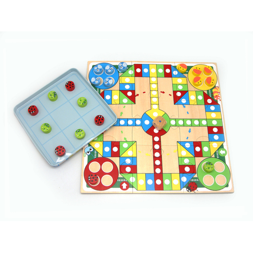 Tin Box Game - Ludo and TicTacToe (Travel)