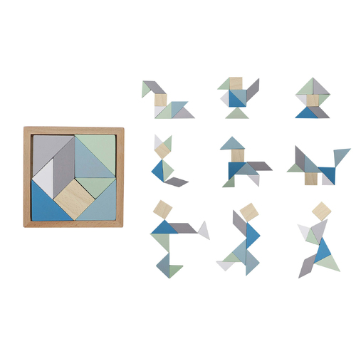 Tetris and Tangram Brainteasers [Colour: Red] [Type: Tangram]