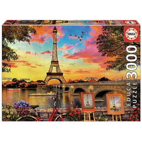 Sunset In Paris (3000 piece)