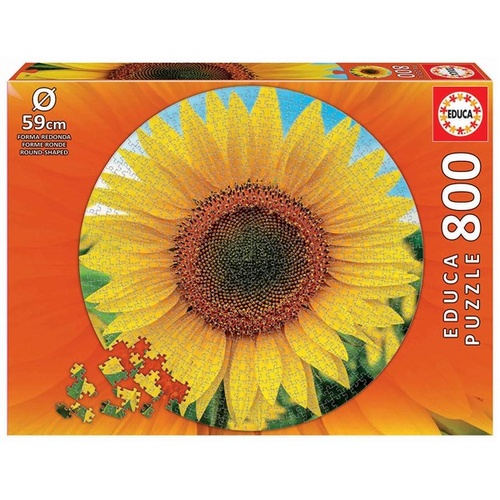 Sunflower Round Puzzle (800 piece)