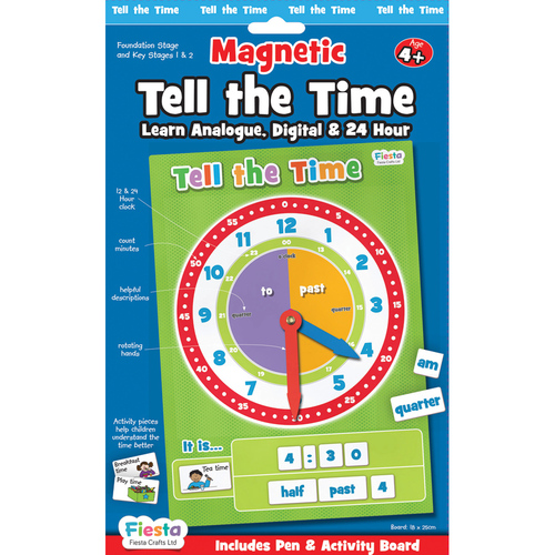 Fiesta Crafts - Magnetic Tell the Time