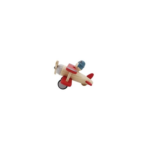RETRO LGE BIPLANE RED