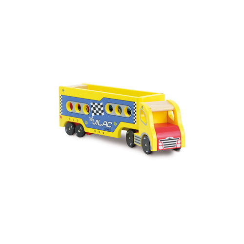 Articulated lorry with 2 friction cars 